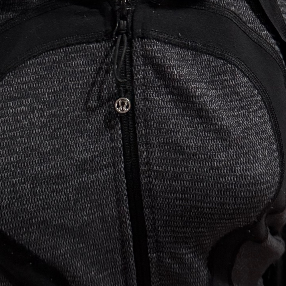 LuluLemon Black and Gray Zip up Jacket and Hoodie - Picture 2 of 5